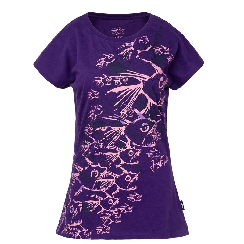 Hot Tuna Tuna Pattern T Shirt Ladies