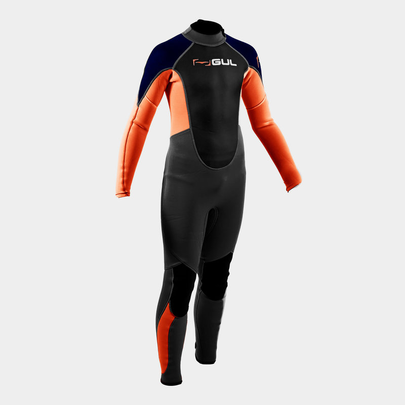 Gul Kids Contour Wetsuit Full Diving Swimming Sea Quick Dry noeFlex Hight Neck 
