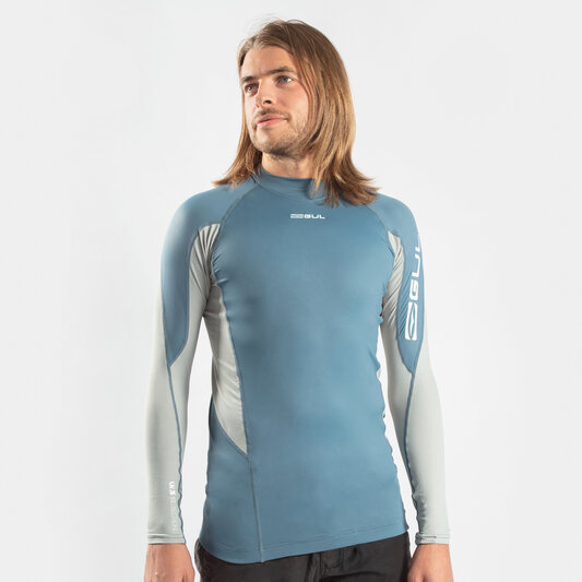 Gul Xola Mens Short Sleeve Rashguard Rash Vest UV50 Wetsuit Top Surf Swim Dive 