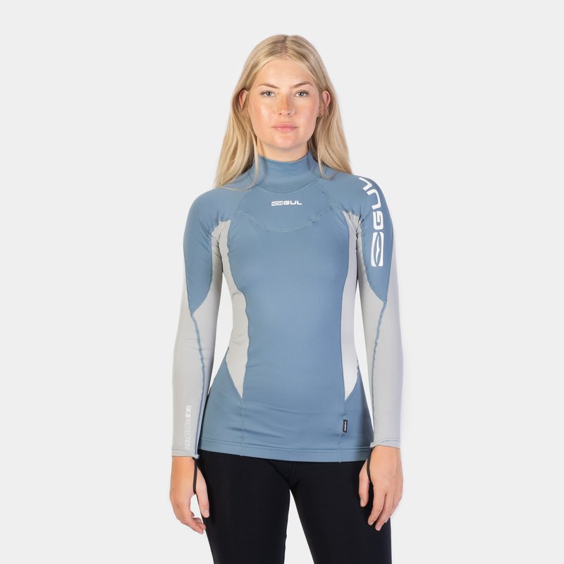 GUL UV Protection Flatlock Long Sleeve Rash Vest