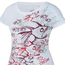Tuna Pattern T Shirt Ladies