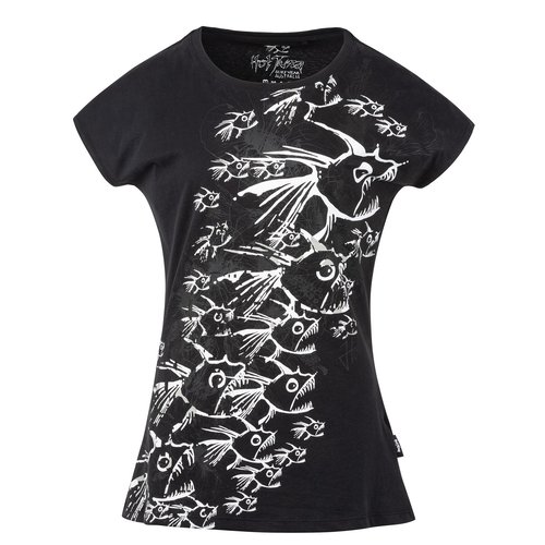 Tuna Pattern T Shirt Ladies