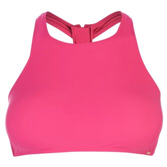 High Neck Crop Bikini Top Ladies