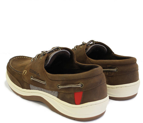 Gul Falmouth Leather Boat Shoes Sailing Yachting Deck Shoes Shoe TAN Boots 