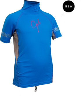 GIRLS FL SHORT SLEEVE RASHGUARD