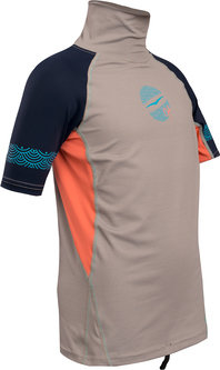 GIRLS FL SHORT SLEEVE RASHGUARD