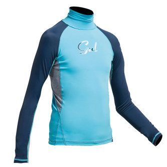 GIRLS FL LONG SLEEVE RASHGUARD