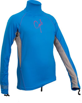 GIRLS FL LONG SLEEVE RASHGUARD