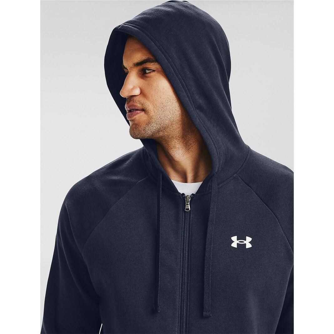 UA Rival Fleece Full Zip Hoodie Mens
