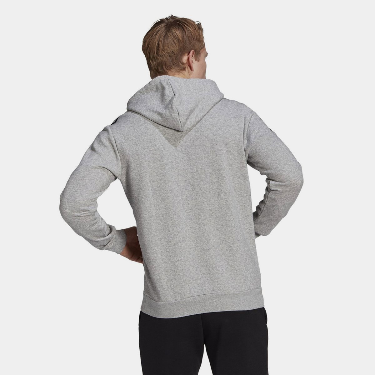 Fleece 3 Stripes Hoodie Mens
