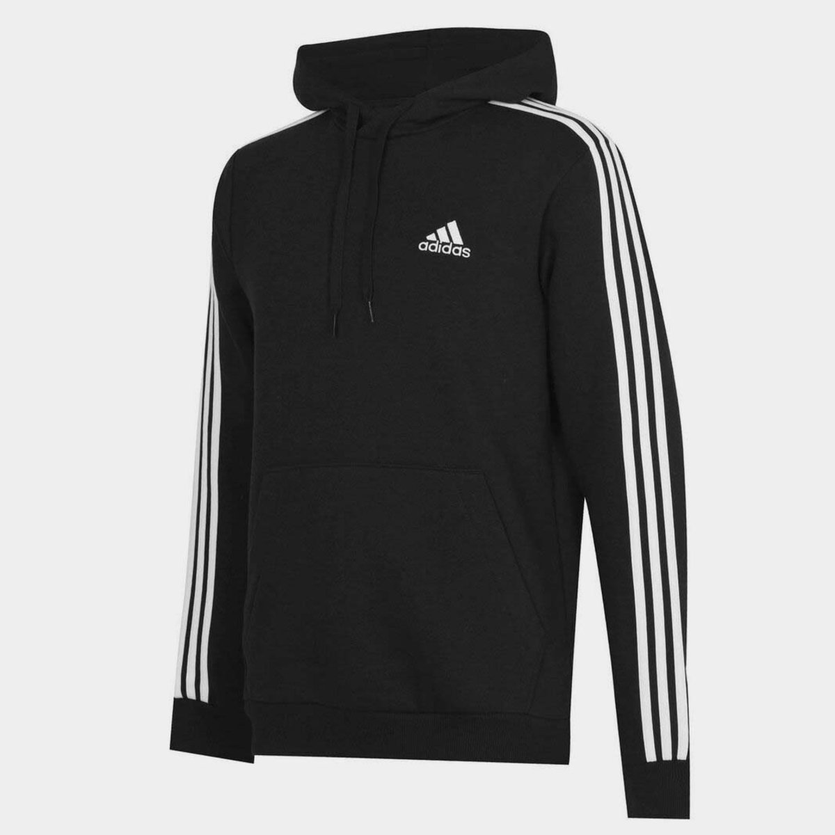 Fleece 3 Stripes Hoodie Mens