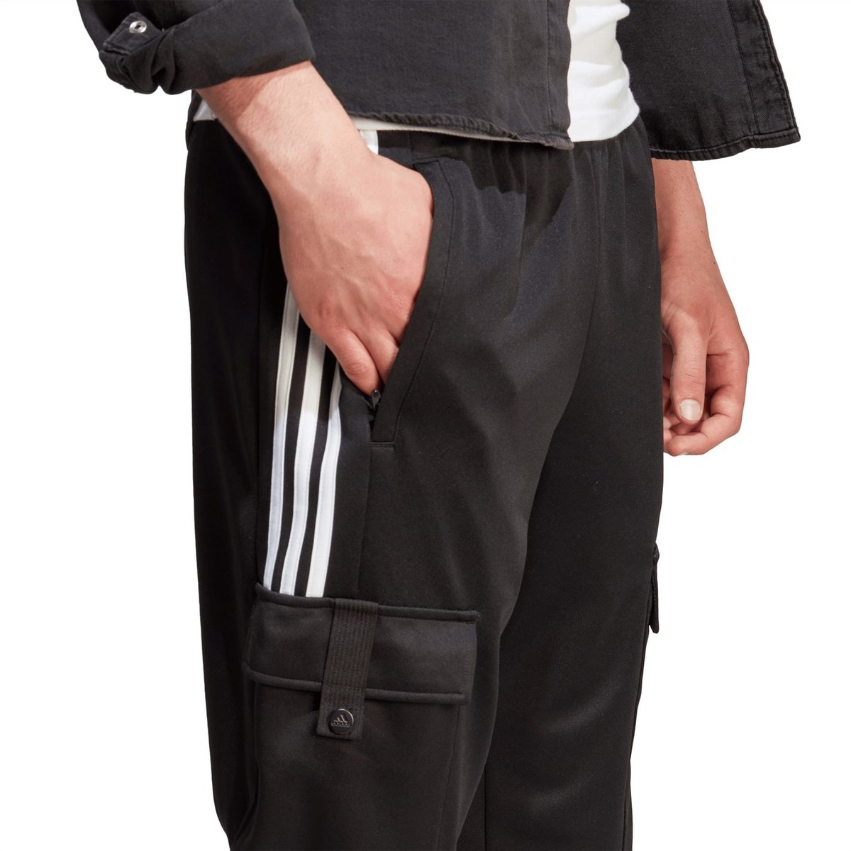 Trio Cargo Tracksuit Bottoms Mens