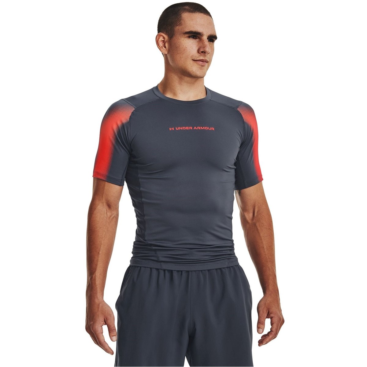 Armour Ua Hg Novelty Ss Baselayer Top Mens