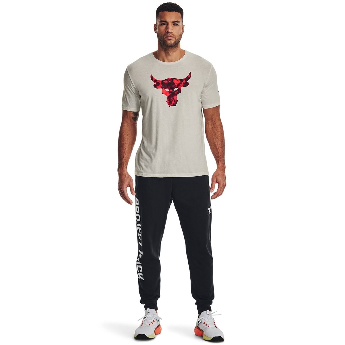 UA Project Rock Brahma Bull T Shirt Mens