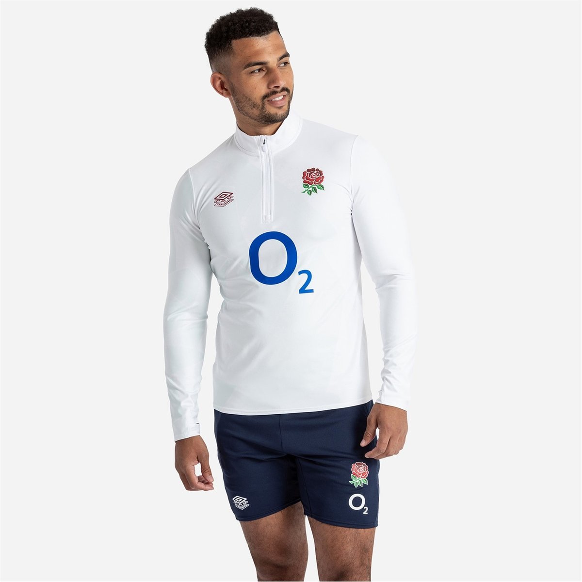 England Rugby Warm Up Mid Layer Top 2023 Adults