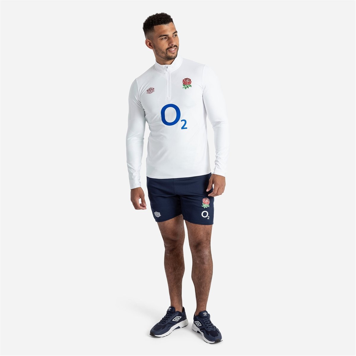 England Rugby Warm Up Mid Layer Top 2023 Adults
