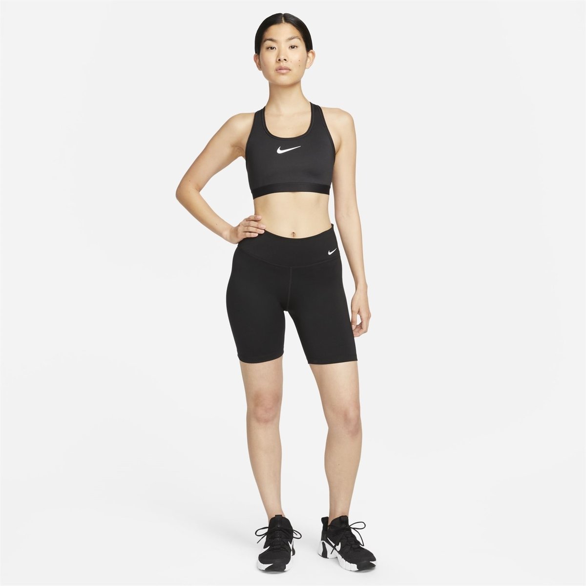 Swoosh High Support Womens Padded Adjustable Sports Bra Womens