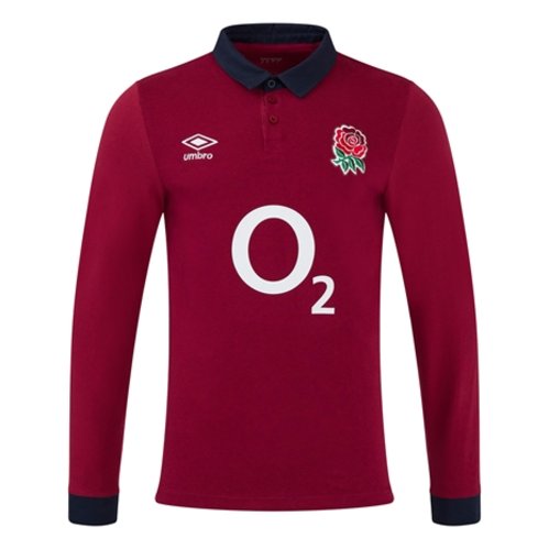 England 24/25 Alternate Classic L/S Rugby Shirt Mens
