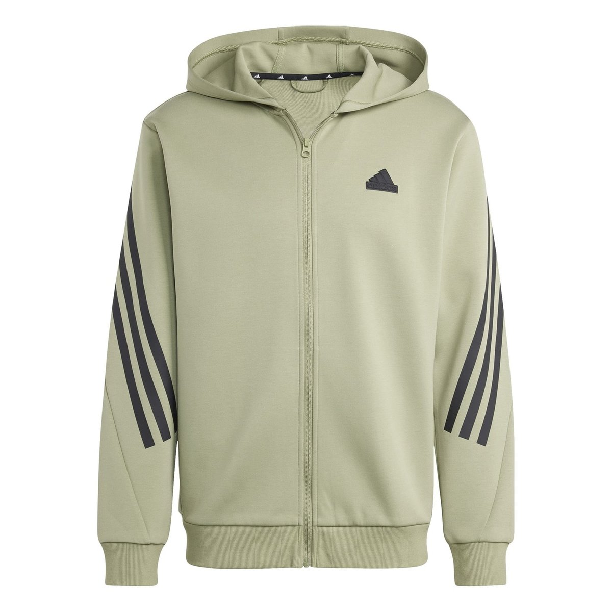 Future Icons 3 Stripes Full Zip Hoodie Mens