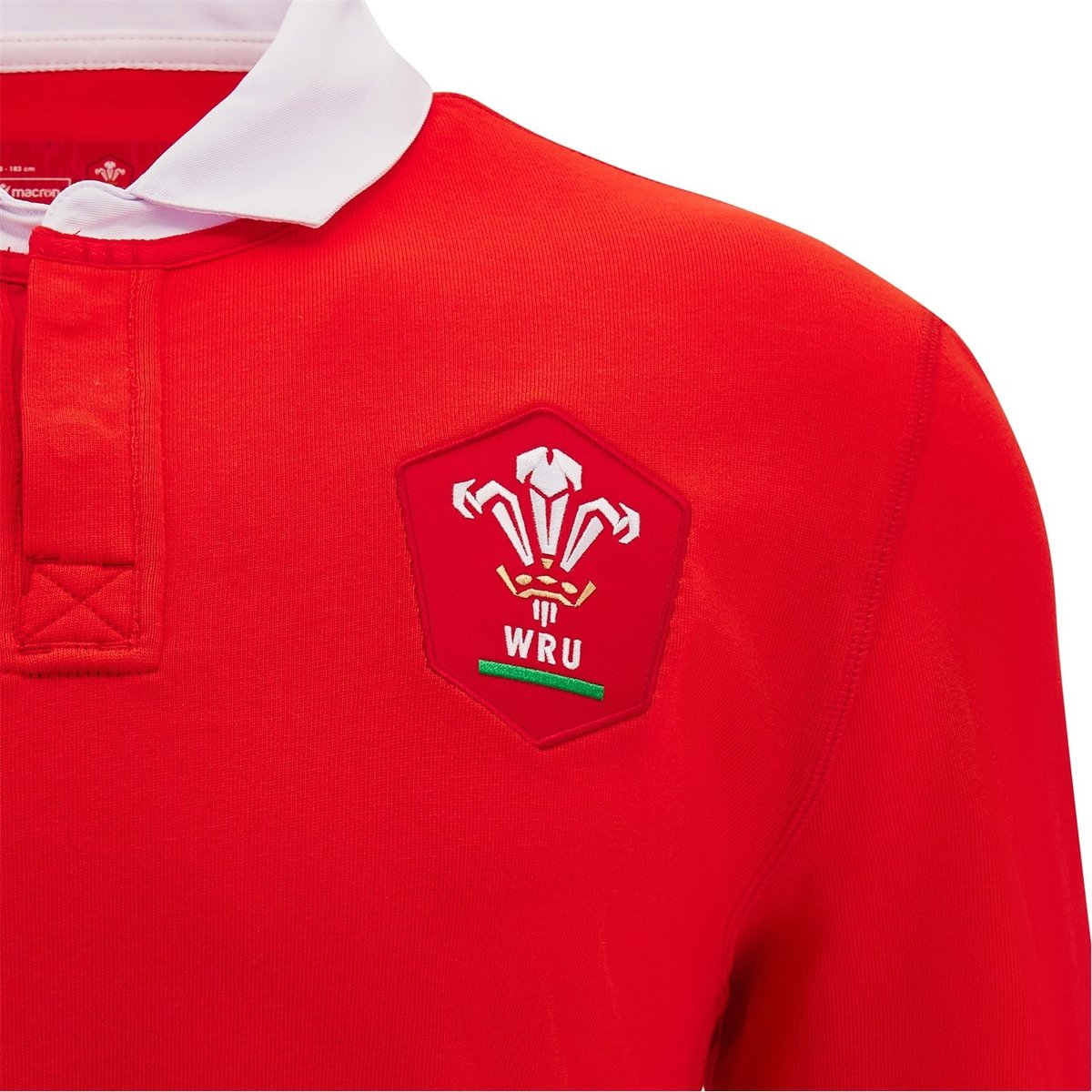 Wales 24/25 Home L/S Classic Rugby Shirt Mens