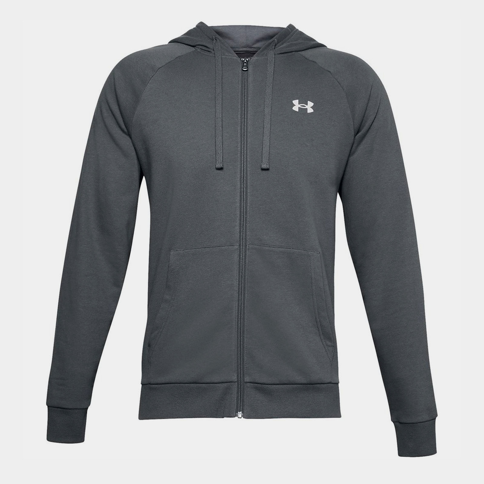 UA Rival Fleece Full Zip Hoodie Mens