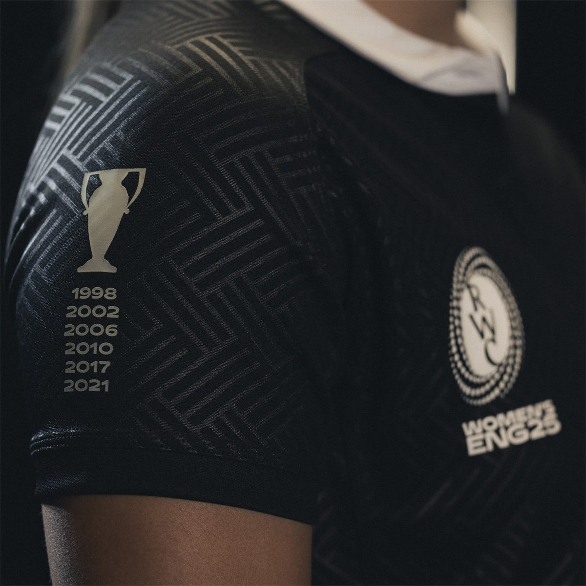 Black Ferns World Cup Home Shirt 2025 Womens