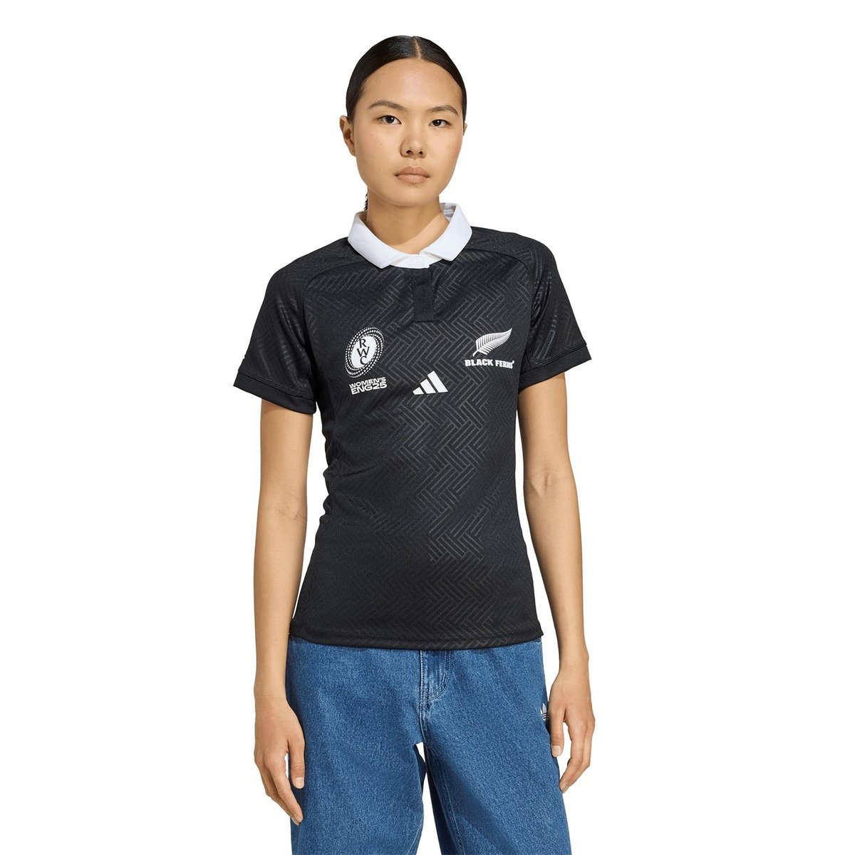 Black Ferns World Cup Home Shirt 2025 Womens