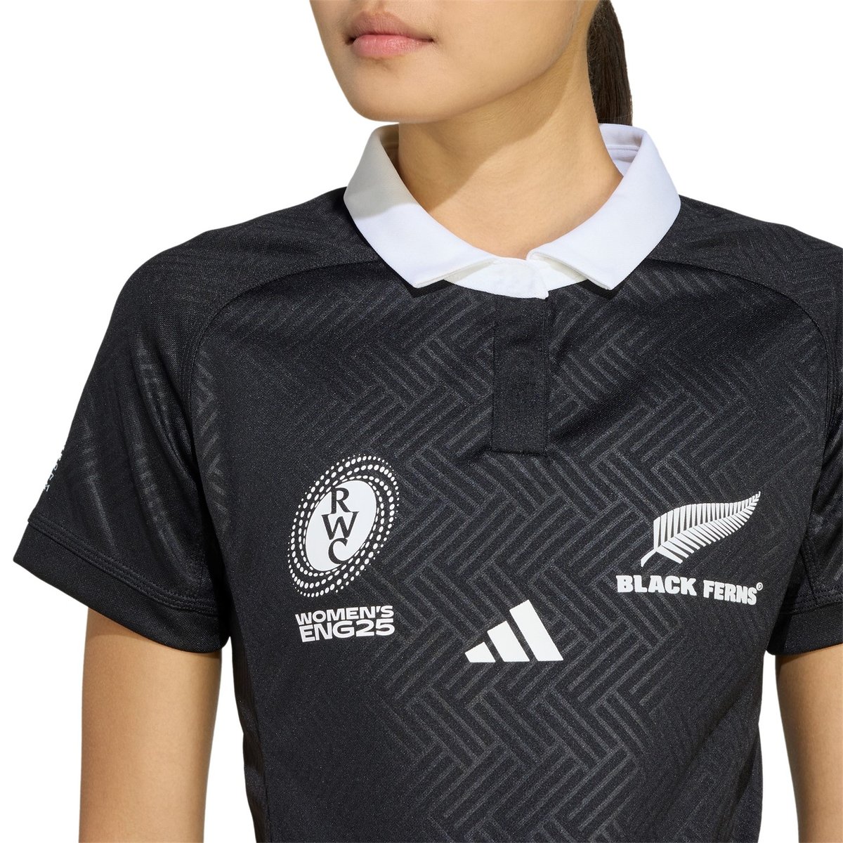 Black Ferns World Cup Home Shirt 2025 Womens
