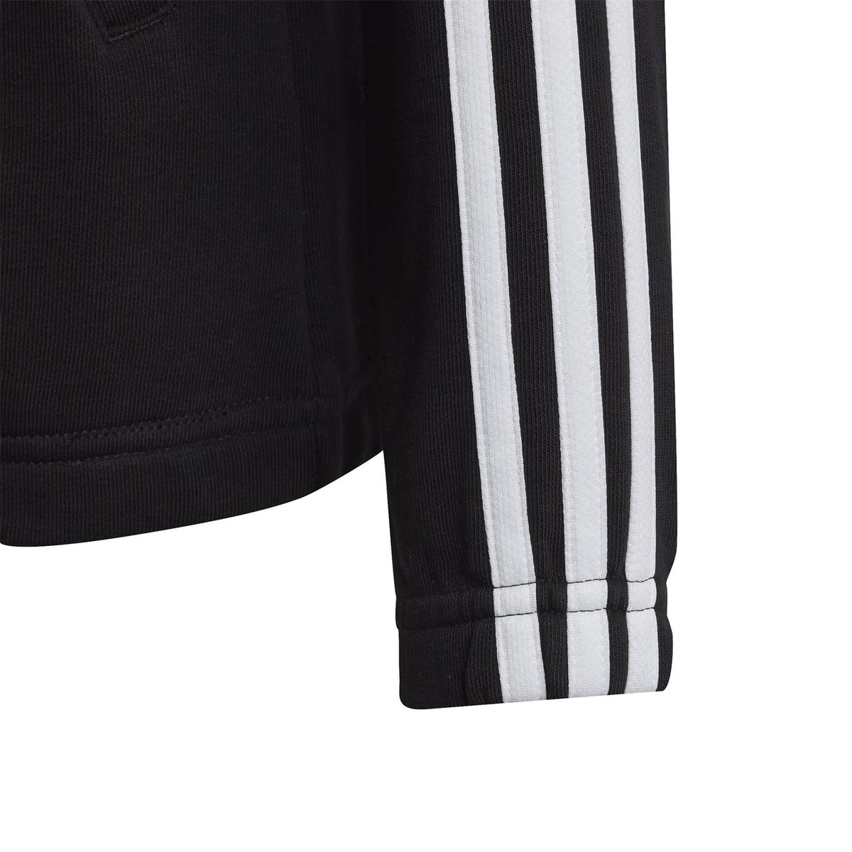 Essentials Girls 3 Stripes Zip Track Top Hoodie