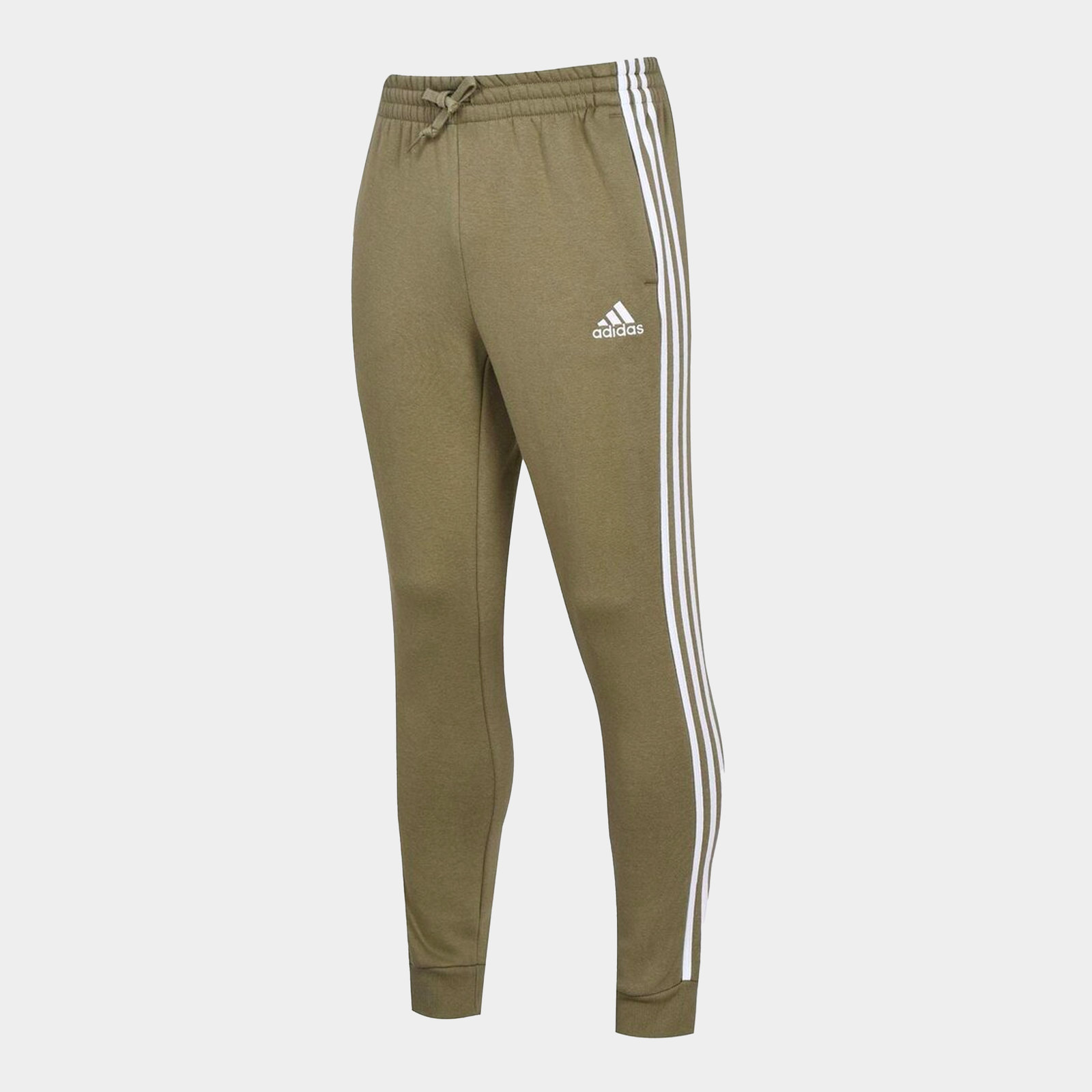 Fleece Tapered Cuff 3 Stripes Joggers