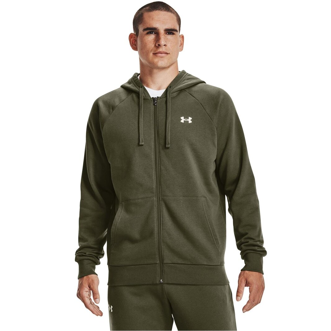 UA Rival Fleece Full Zip Hoodie Mens